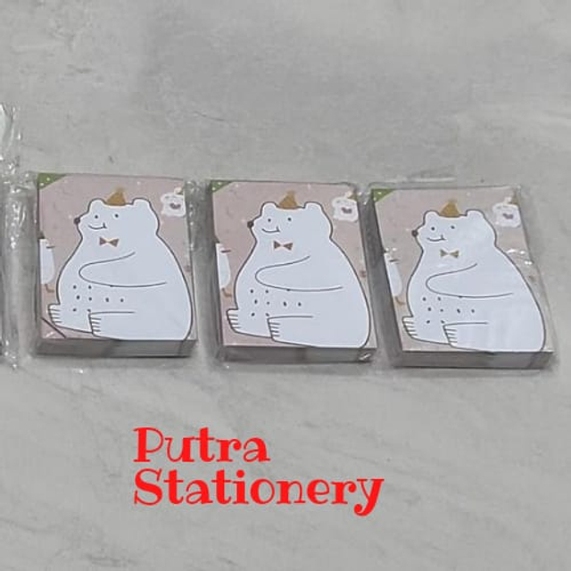 [CA] Putra Stationery - Sticky Notes Motif Lucu