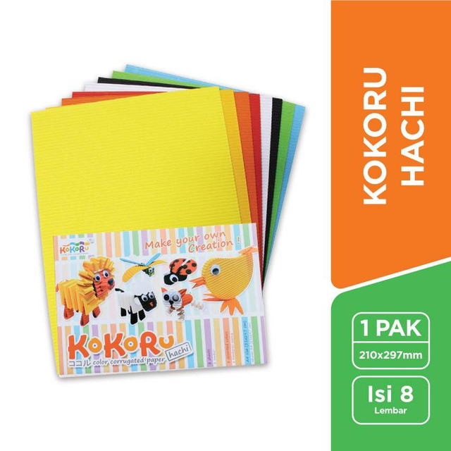 [CA] Sinar Dunia - Kokoru Kertas Bergelombang Hachi