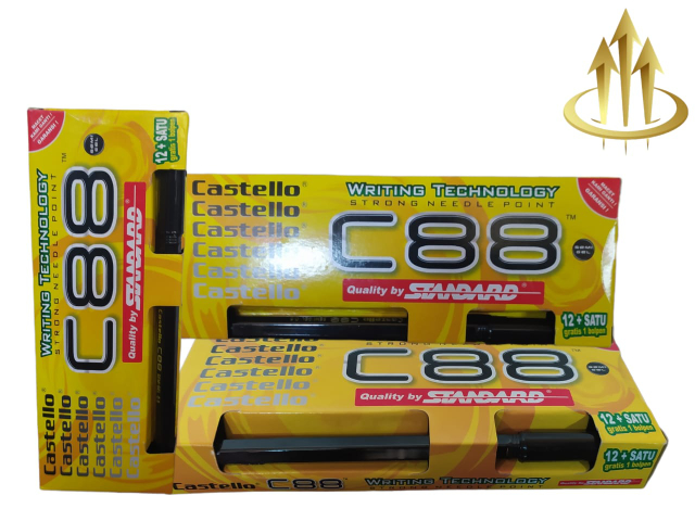[CA] TWINS STATIONERY - Pulpen Standard Castello C88