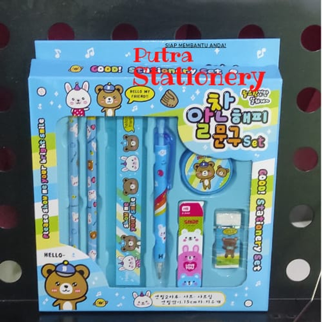[CA] Putra Stationery - Paket Alat Tulis Lengkap Edisi Kartun