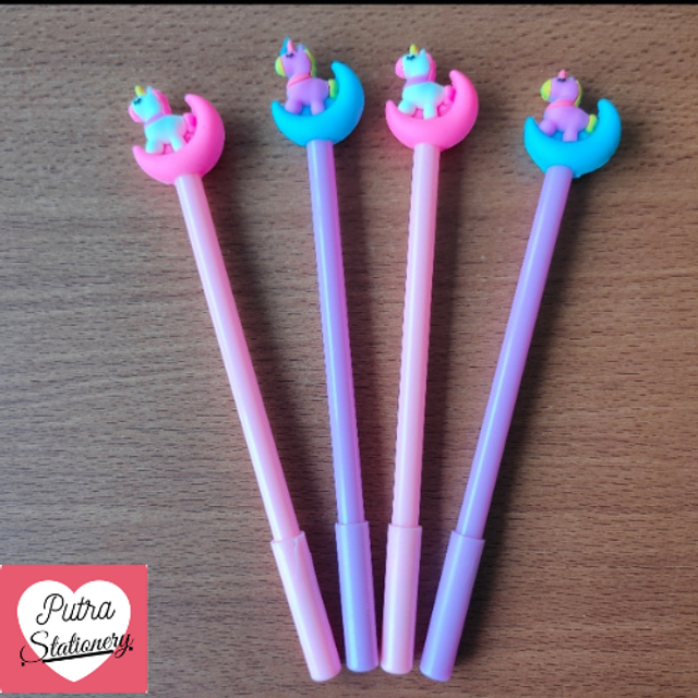 [CA] Putra Stationery - Pulpen Unicorn And Moon