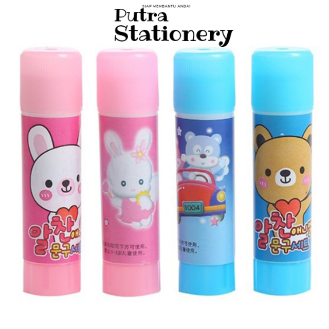 [CA] Putra Stationery - Stick Lem Kertas Kartun