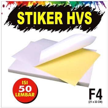 [EVM#00148] KERTAS STIKER F4