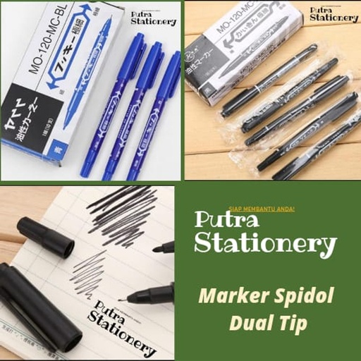 [CA] Putra Stationery - Marker Spidol Dua Sisi