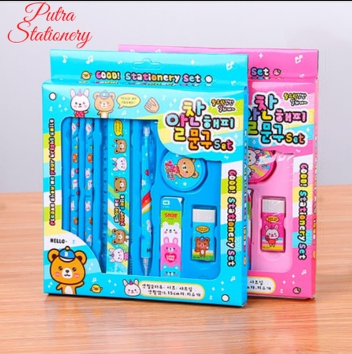 [CA] Putra Stationery - Paket Alat Tulis Lengkap Edisi Kartun