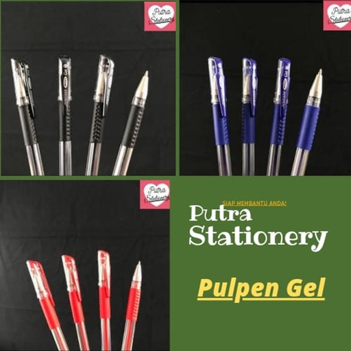 [CA] Putra Stationery - Pulpen Gel